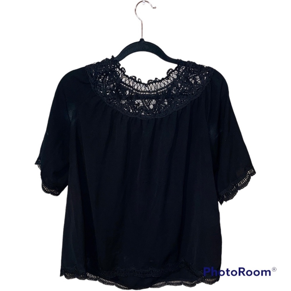 Black Blouse Top